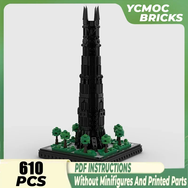 Кольца модель фильма Moc строительные кирпичи средневековый ортекан технология