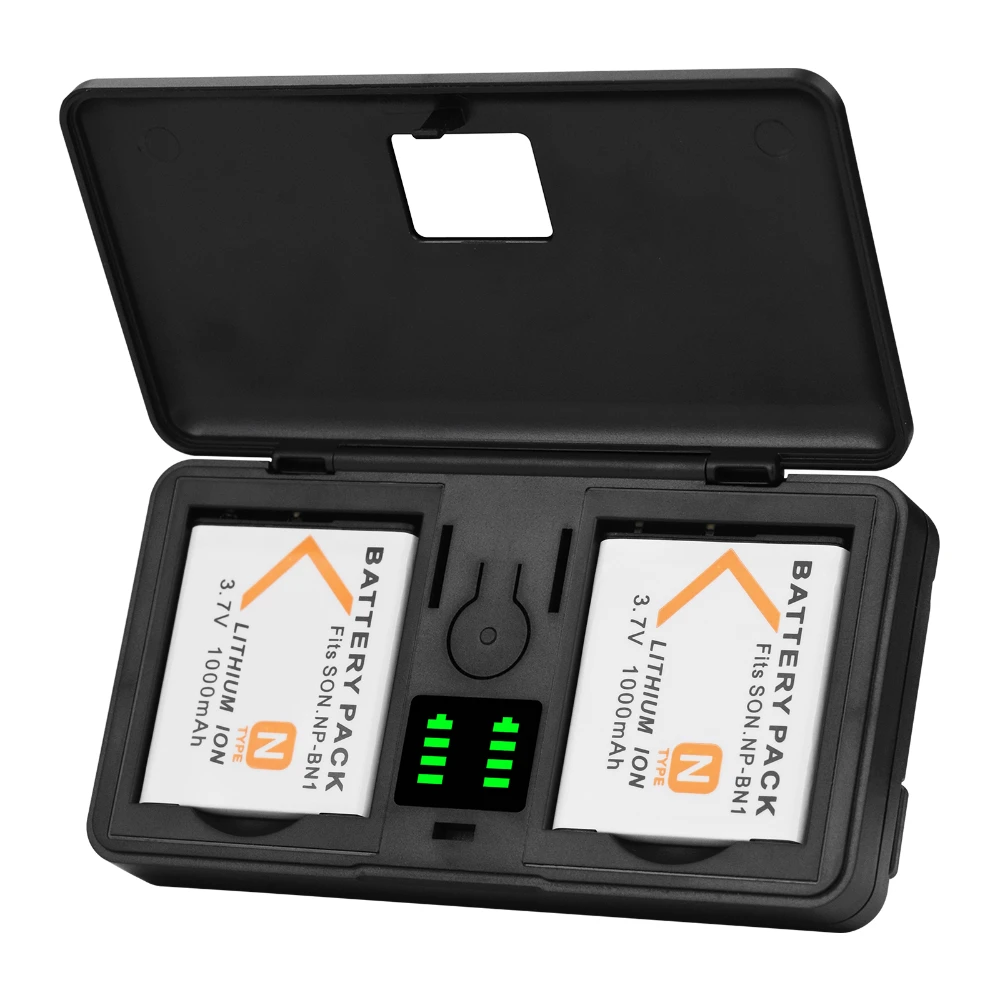 PALO NP-BN1 np bn1 Аккумулятор для камеры с ЖК-зарядным устройством Чехол Sony W310 W510 W520 W650