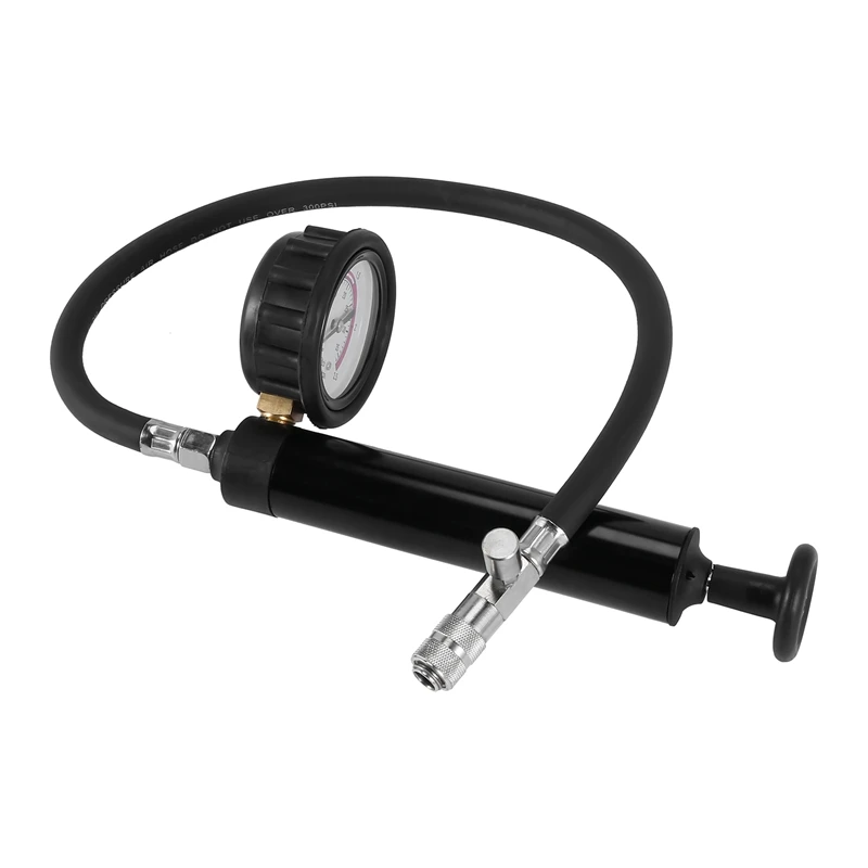 

Water Tank Leak Detector Shockproof Dial Car Pressure Gauge Tester Cooling System Tester Radiator Pressure Pump