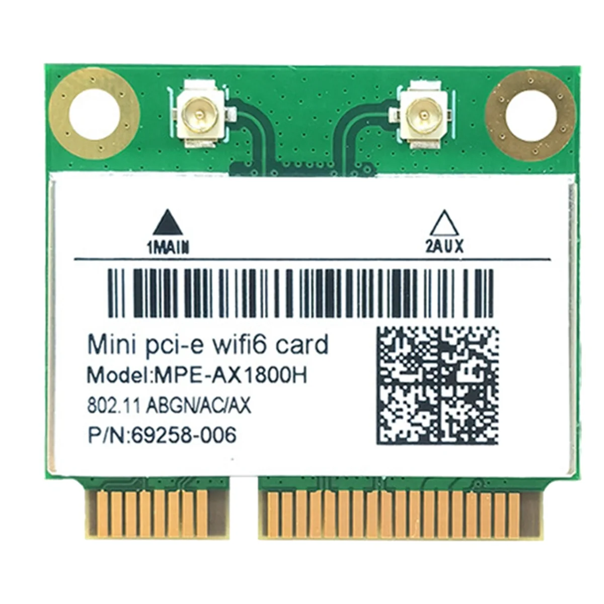 RTL8852BE WIFI6 Card AX1800M WiFi Bluetooth5.2 2 4 ГГц/5 ГГц двухдиапазонный адаптер WIFI 802.11ax для Win10/Win11