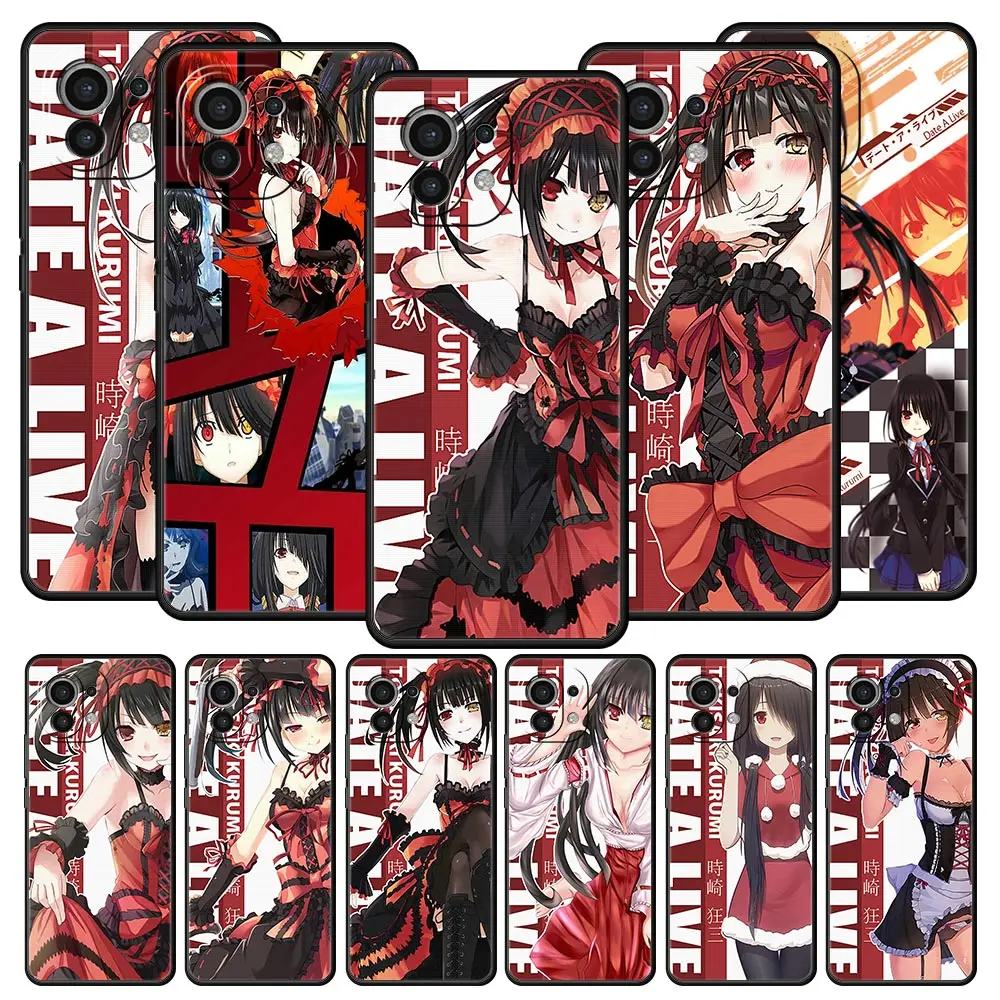 

Чехол для телефона Date A Live Tokisaki Kurumi для Xiaomi Poco X3 NFC F3 M3 M4 Mi Note 10 12 11 Ultra 11T Pro 10T Lite 5G 9T 11i