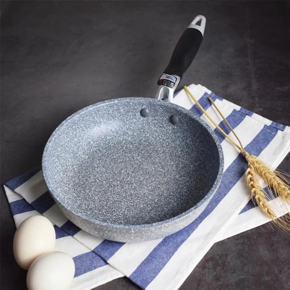 

20/24/26/28cm Frying Pan Non-stick Wok Pans Skillet Cauldron Induction Cooker Medical Stone Frying-Pans Pancake Egg Pan Cookware