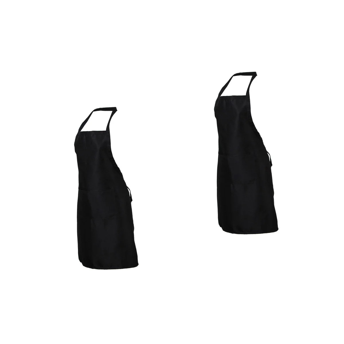 

Apron Bib Aprons Painting Chef Smock Work School Cooking Polyester Bar Pocketsutility Server Adjustable Barbecue Waitress