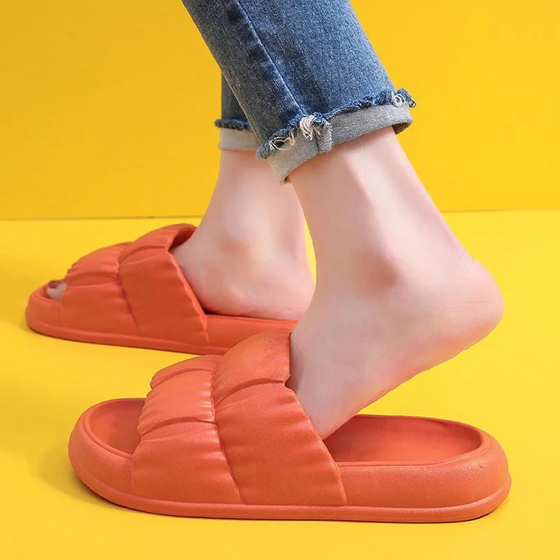 

2022 New Shoes Women Slippers Eva Korean Slippers for Home Soft Sole Flip Flops Non-slip Home Footwear Female Home Shoes