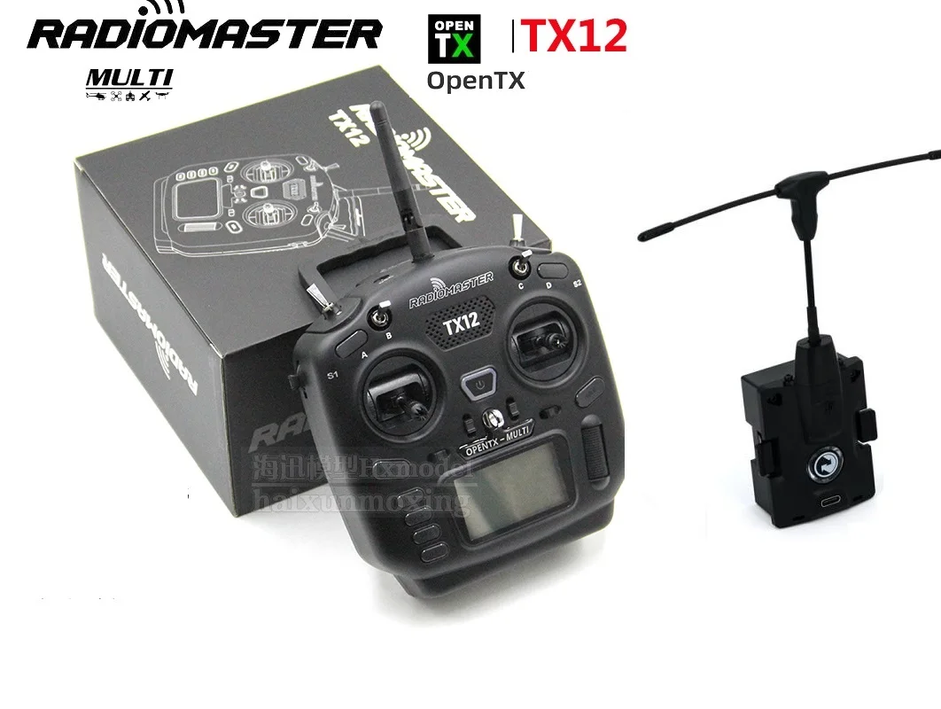 

RadioMaster TX12 16ch Open TX Digital Proportional Remote Control Transmitter w/TBS CROSSFIRE MICRO TX V2 For RC