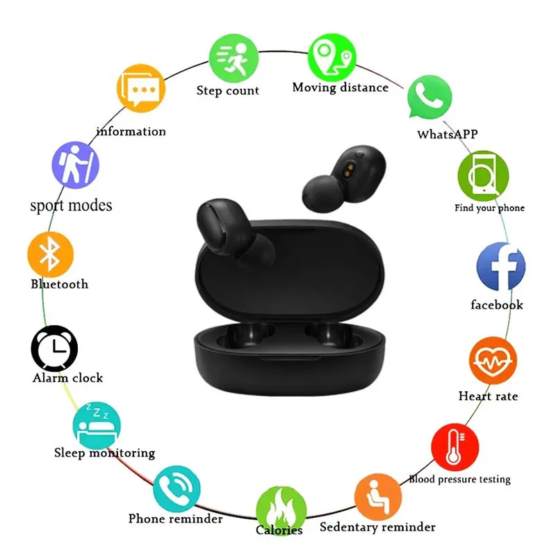 

New Sale Airdots 2 Fone Wireless Earbuds In-Ear Stereo Earphone Bluetooth Headphones with Mic Airdots 2 Headset