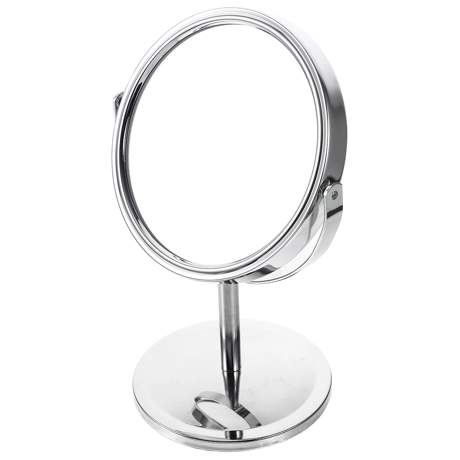 

Round Mirrors Shaving Men Personal Mirrors Classic Vanity Makeup Desk 360 Haircuts Metal Miss