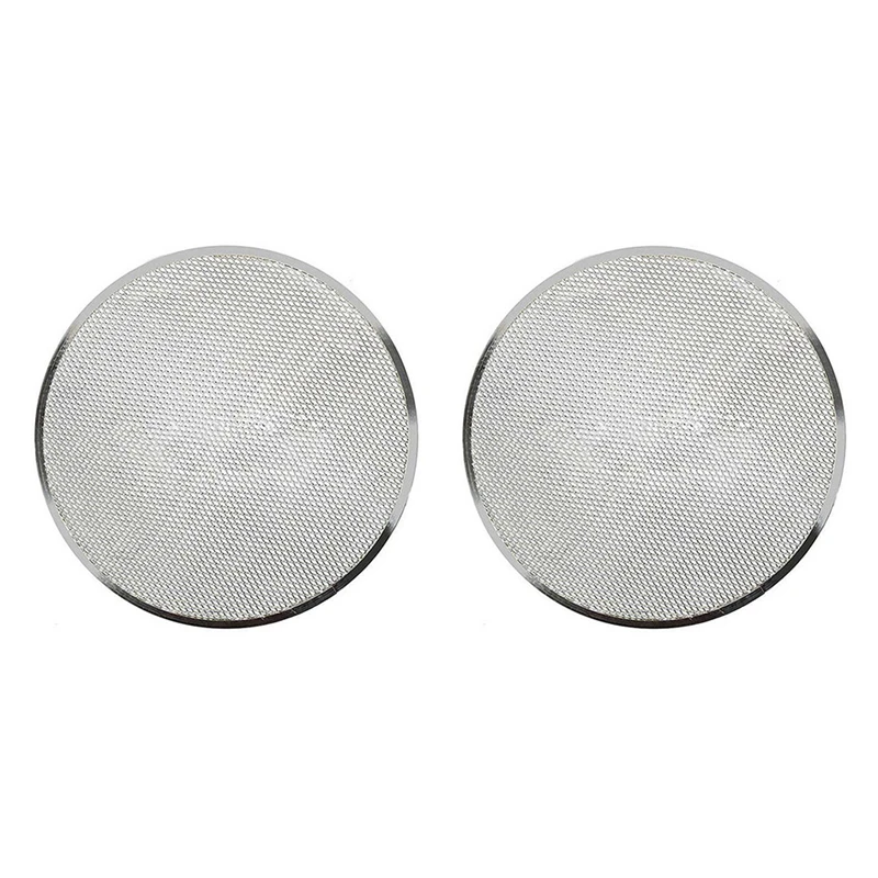 

2 Pcs Professional Round Pizza Oven Baking Tray Barbecue Grate Nonstick Mesh Net(9 Inch & 14 Inch)