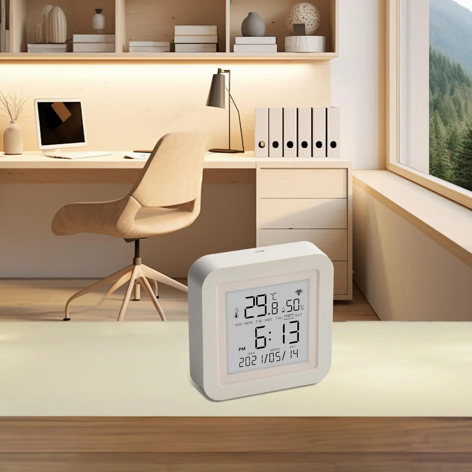 Монитор температуры в помещении с поддержкой WIFI позволяет совместное