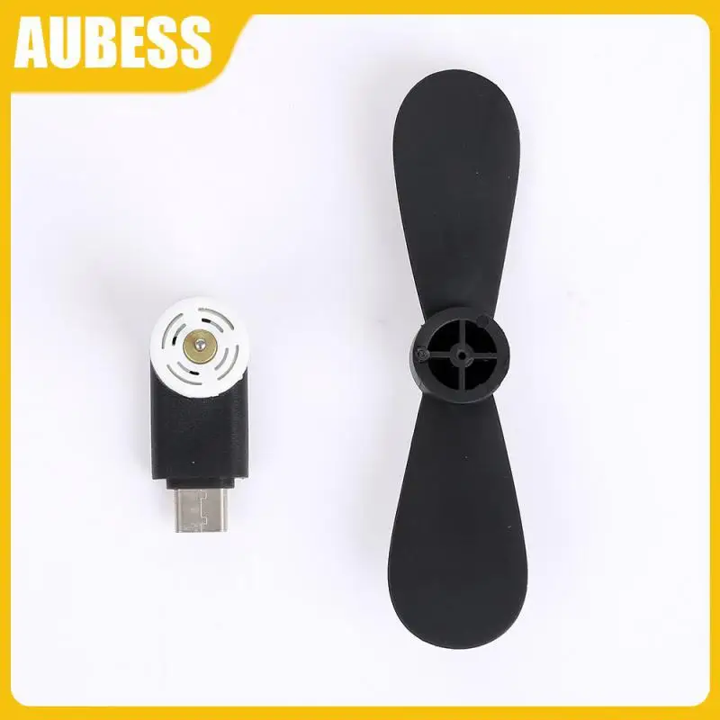 

1 шт., мини-вентилятор Type-C, портативный вентилятор охлаждения Micro USB, высококачественный бесшумный мини-кулер, источник питания Type-C, интерфей...