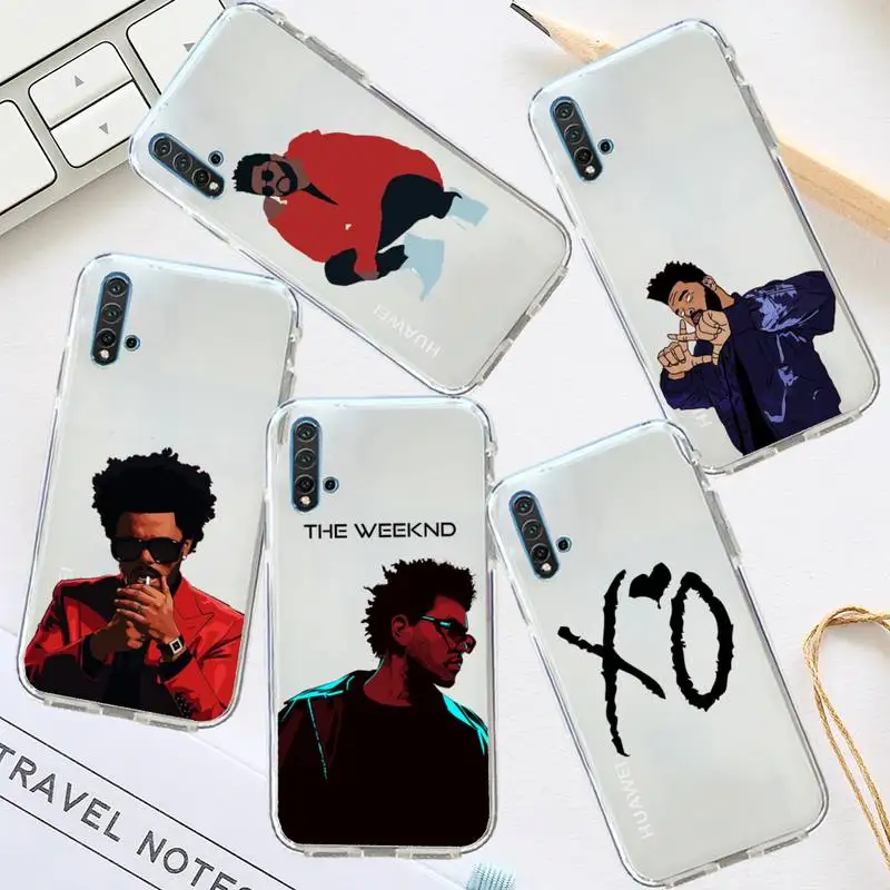 

The Weeknd Xo Phone Case Transparent for Huawei honor P mate Y 20 30 40 10 8 5 6 7 9 i x c pro lite prime smart