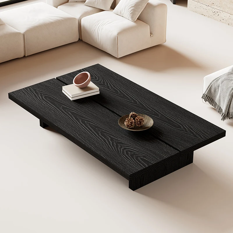 

Antique Japanese Coffee Table Vintage Black Minimalist Wooden Side Table Mesa Lateral Mesa Auxiliar Living Room Furniture