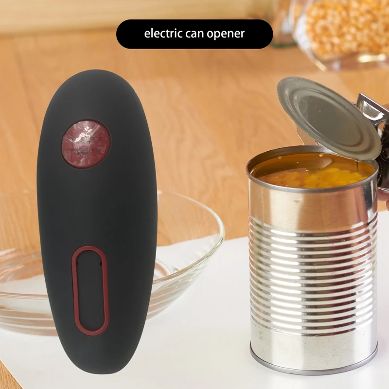 1pc Auto Can Opener Electric Can Opener Mini Safe Handheld Bottle Jar Openers Battery Powered Kitchen Tools Открывашка