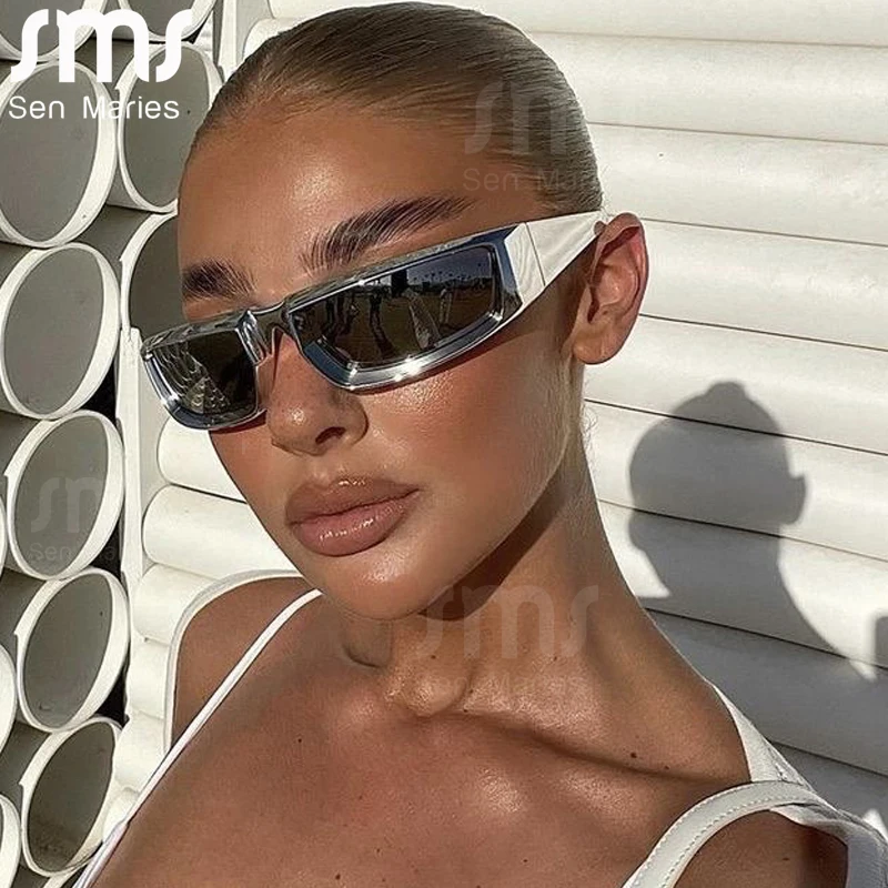 Новинка 2022 Kardashan панк солнцезащитные очки женские уникальные спортивные мужские