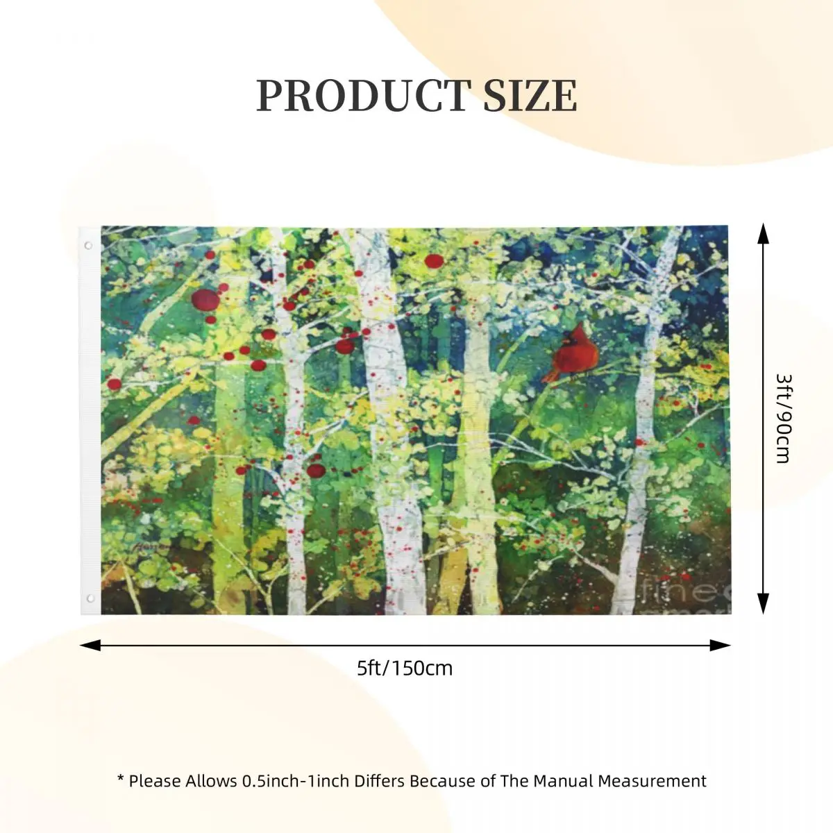 

Colorful Presence Hailey E Herrera Duplex Print One Flag For Decoration
