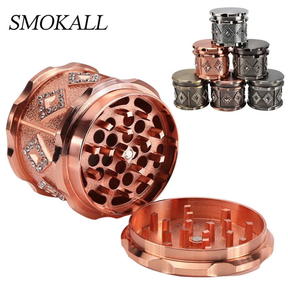 

1 шт., измельчитель трав, специй, металлический дым, аксессуары для курения сигарет, табака для мужчин