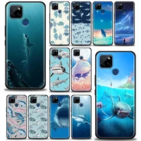 ocean whale shark animal for realme c1 c2 c21y c25 c12 case soft back cover phone cases for oppo realme gt 5g gt2 neo2 coque