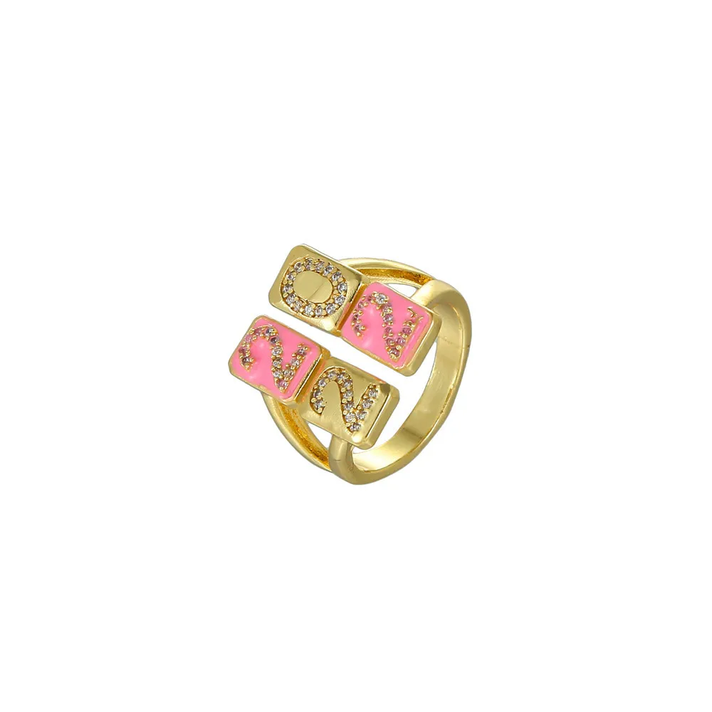 Модное кольцо SRCOI с инкрустацией из меди и цирконием на 2022 год для женщин изящное