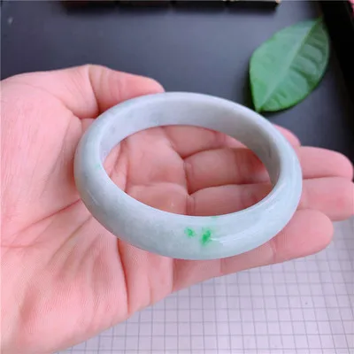 

Браслет из натурального нефрита, 54-62 мм