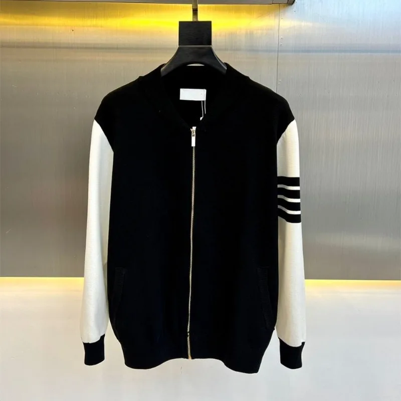 Свитер куртка корейская версия осенне-зимняя бейсбольная майка с четырьмя