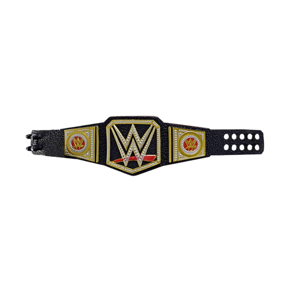 

1pcs Decoration DIY 6'' 7''inch WWE AEW Wrestler Doll Accessory World Championship Part Gold Belt for Doll Action Figure