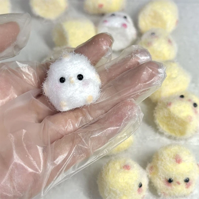 2 шт. миниатюрные игрушки для снятия медленного отскока липкие TPR Mini Chick игрушка