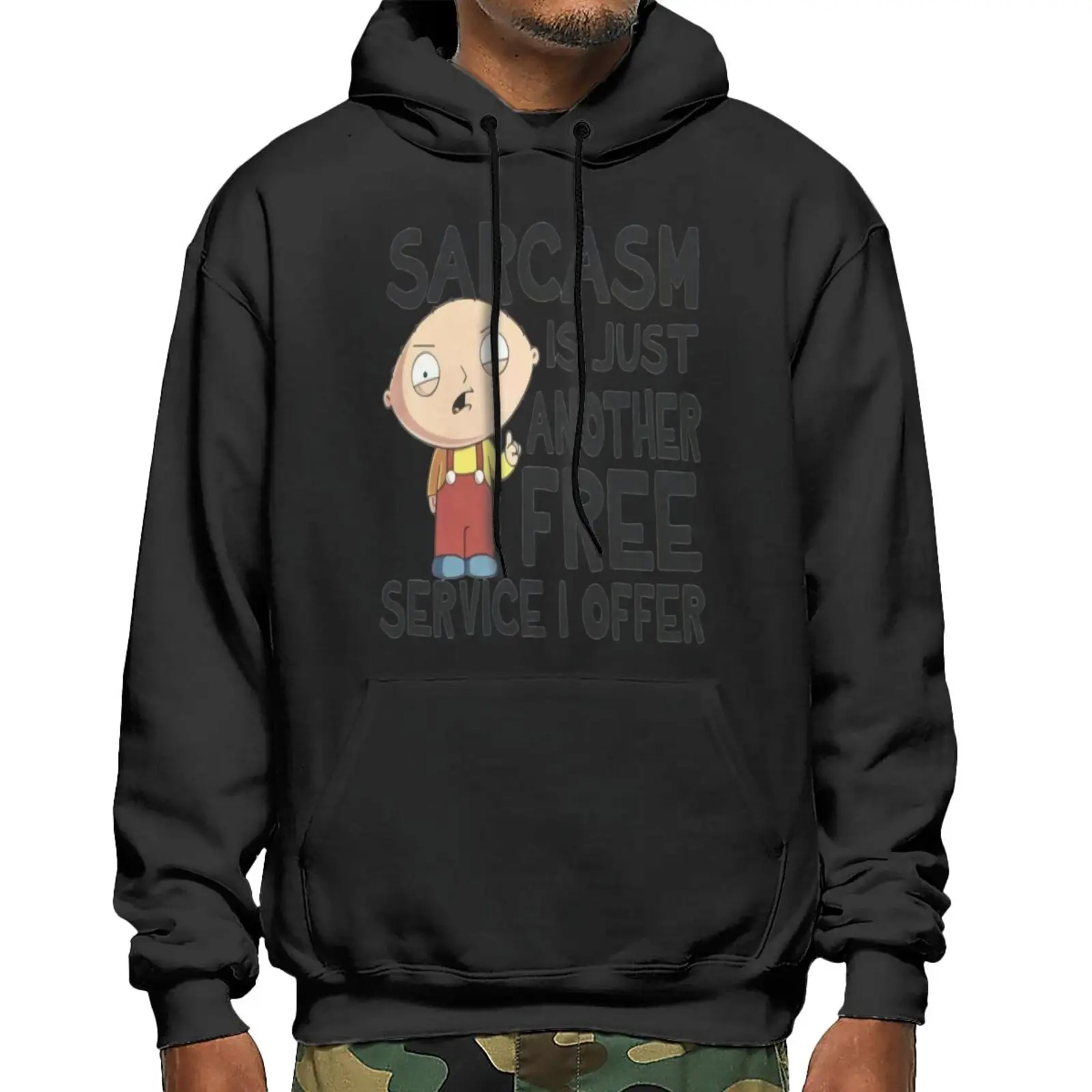 

Guy Stewie Griffin Sarcasm Is Just 3500 Sweatshirts Hoodies Sweats Hoodie With Zipper Sweats Anime Clothes Men's Winter Jacket