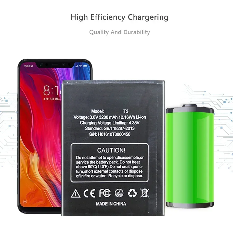 Аккумулятор Для Doogee T3 3200 мАч