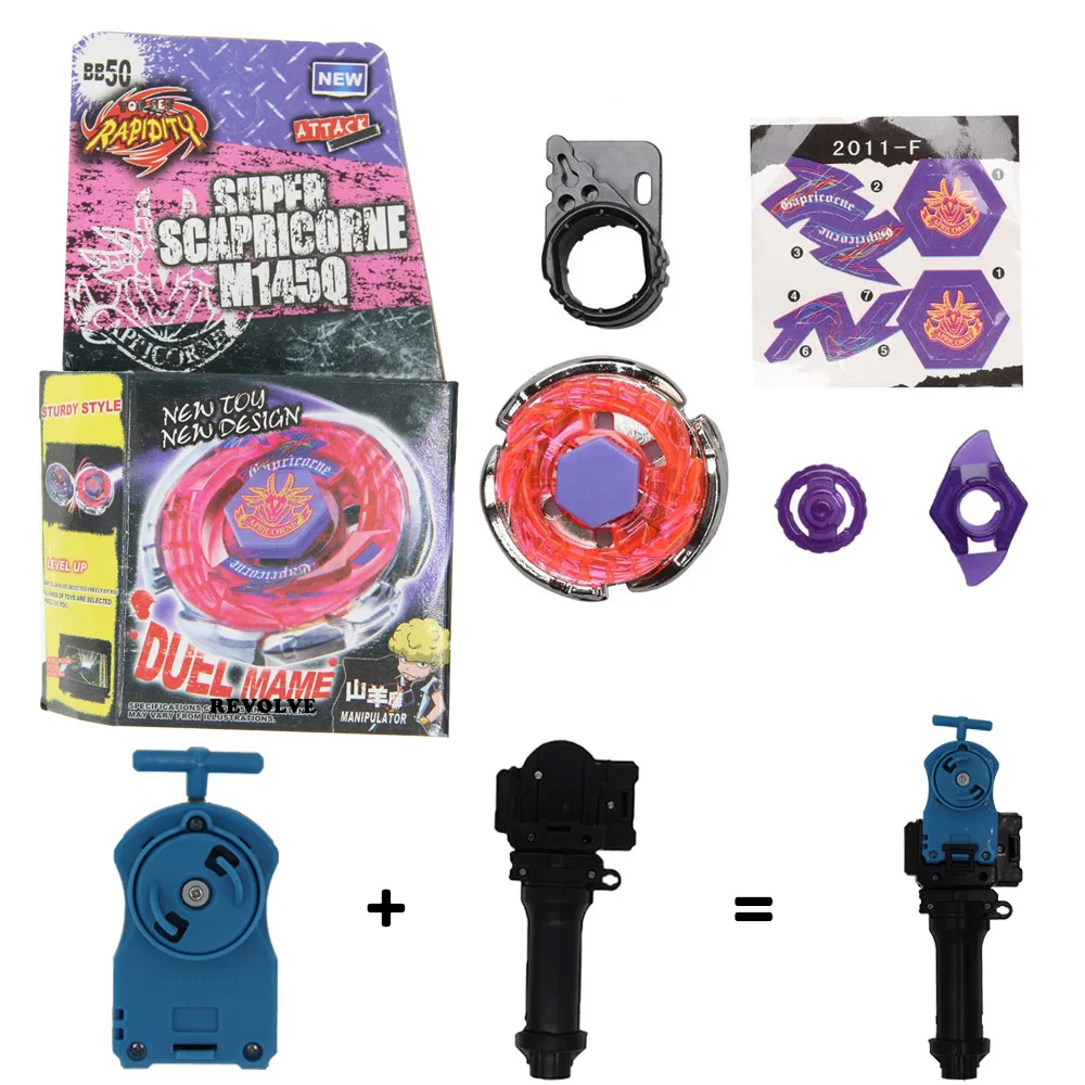 Фото B-X TOUPIE BURST BEYBLADE wyvron Lightning L-Drago 100HF BB43 с рукояткой + синяя леска для запуска №4