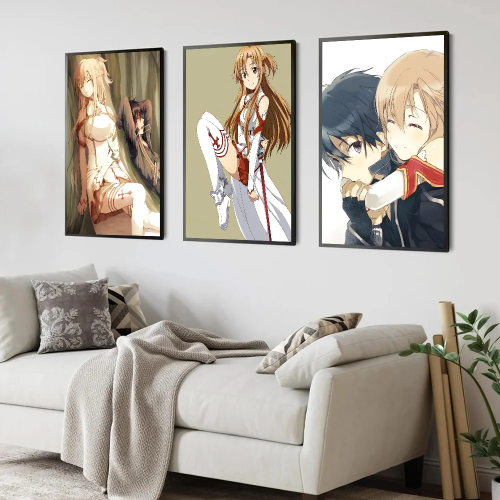 Современный стиль Sword Art Online постер плакат наклейки для дома гостиная отель