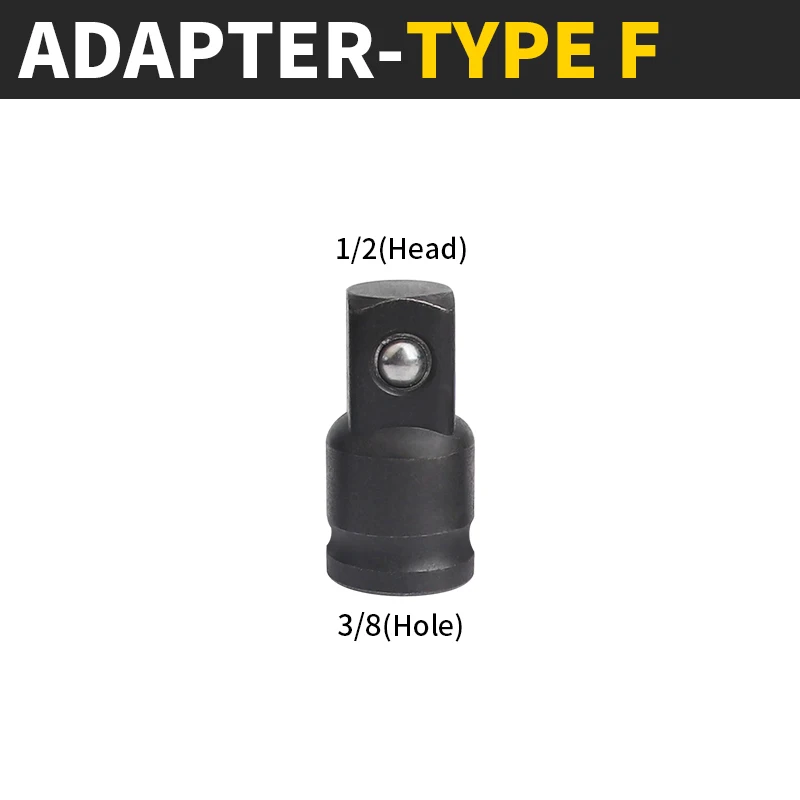 

Переходник для торцевого преобразователя 1/2 на 3/8 3/8 на 1/4 3/4 на 1/2 шарниры для пневматического ключа Адаптер с храповым механизмом Адаптер для головки Инструменты для ремонта