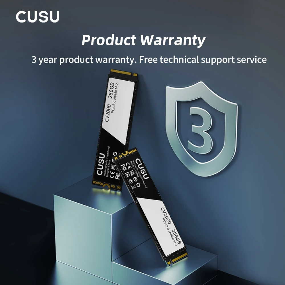 Внутренний твердотельный накопитель CUSU M.2 NVMe SSD 512 ГБ 1 ТБ 2