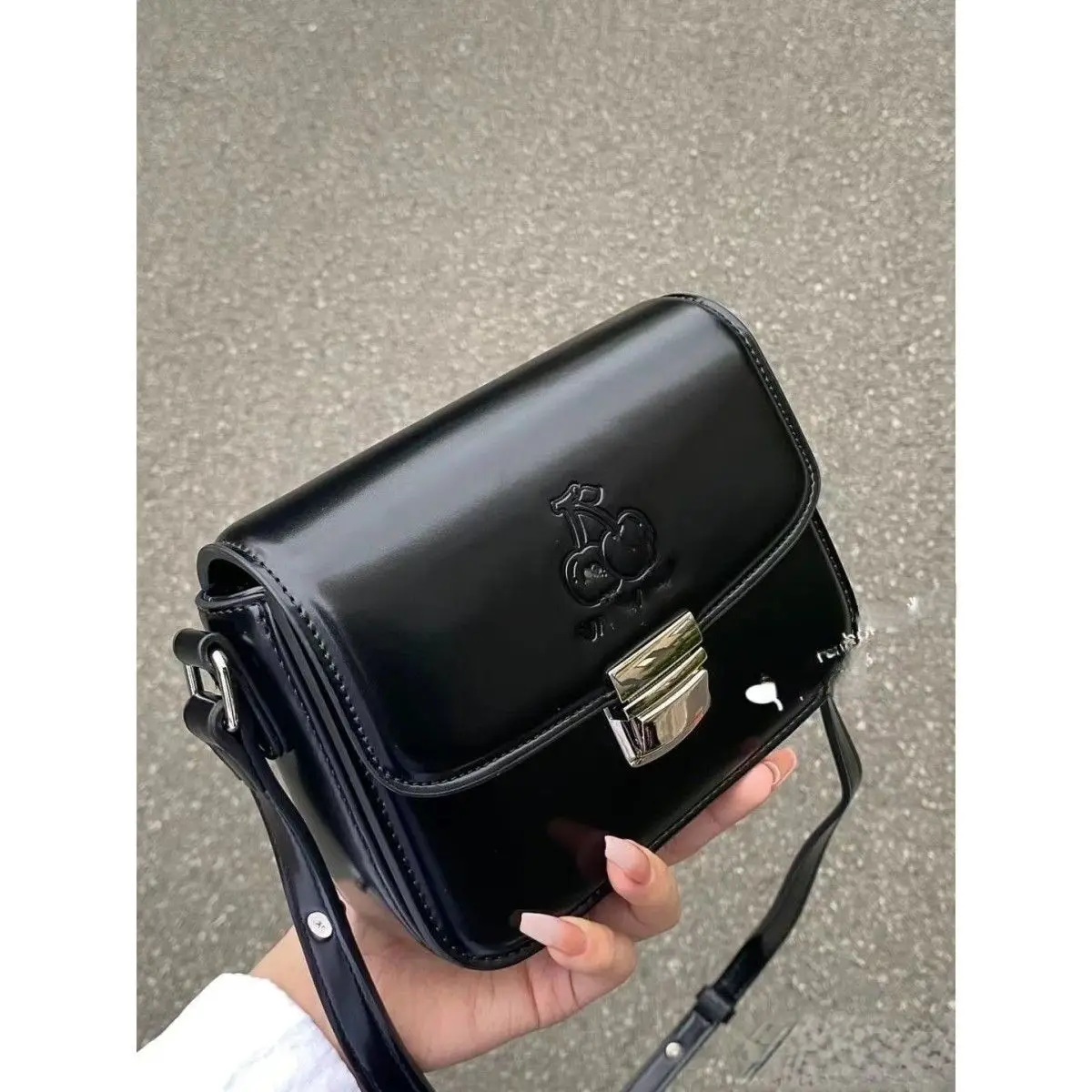 Винтажная черная квадратная сумка JIAERDI для женщин 2023 шикарные повседневные сумки