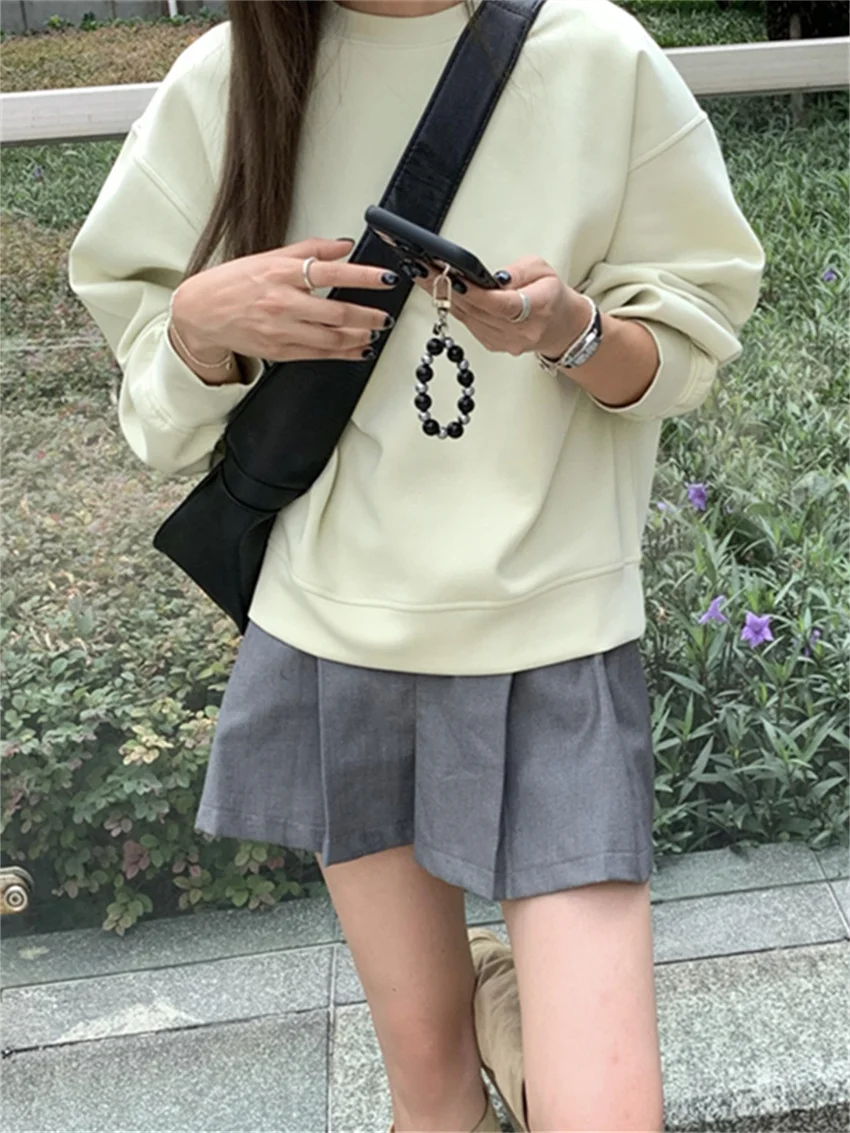 Alien Kitty 2023 Новое поступление однотонные свитшоты Женские повседневные