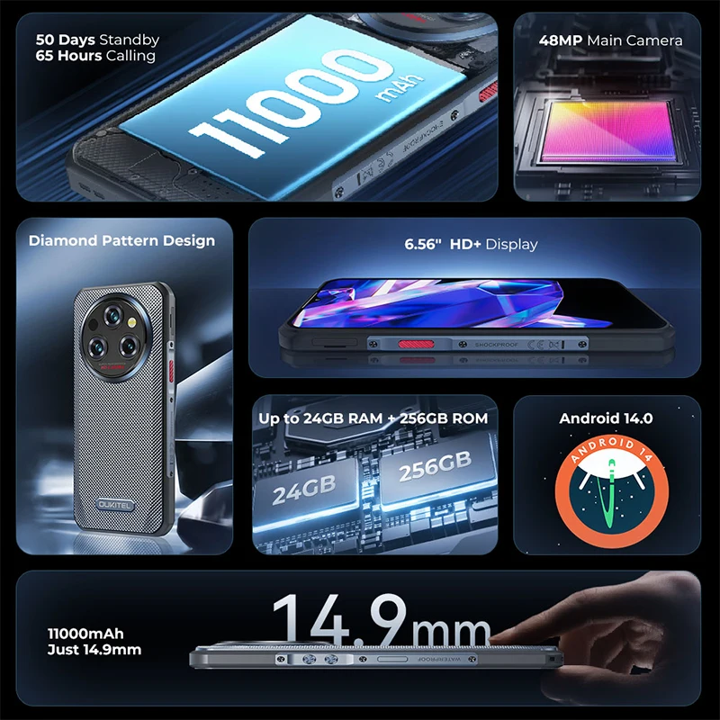 Смартфон Oukitel WP35 6/256ГБ