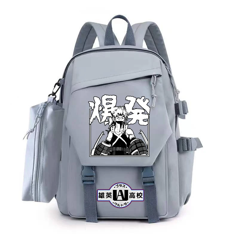 

Bookbag Anime My Hero Academia Backpack for Teenagers School Bag Boku No Hero Academia Explosion Bakugou Student College Mochila