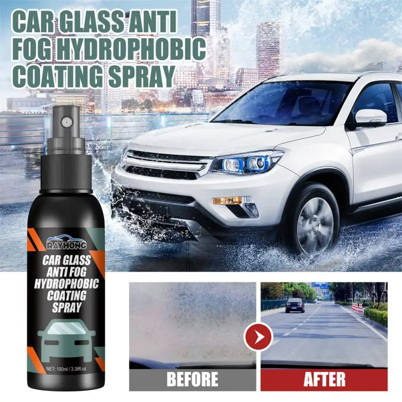 

Waterproof Rearview Mirror Windshield Spray Antifouling Rain Repellant Strong Hydrophobicity Windshield Hydrophobic Mirror Spray