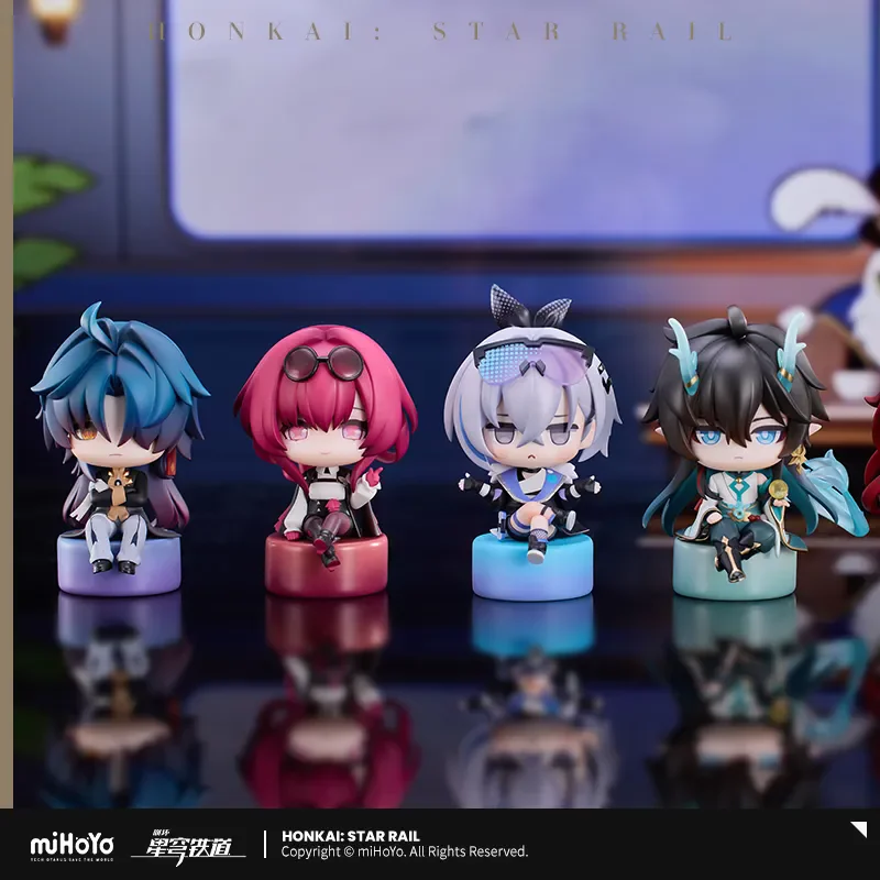 Фото Официальная игра miHoYo Honkai Star Rail Jimi Parlor Serie Q-версия кукла KafKa Argenti DanHeng аниме орнамент косплей рождественские подарки №2