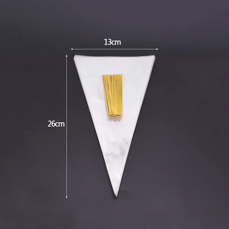 

Прозрачные пакеты-конусы CYZIWEI для конфет