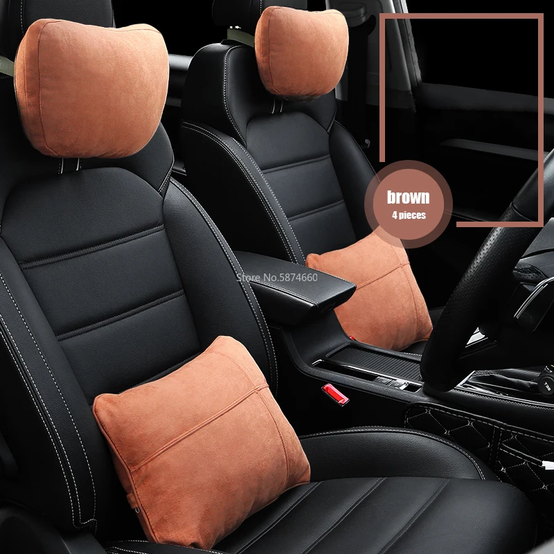 

Top Quality Car Headrest Neck Support Seat / for Maybach Design S Class Soft Universal Adjustable Car Pillow Neck Rest Cushion
