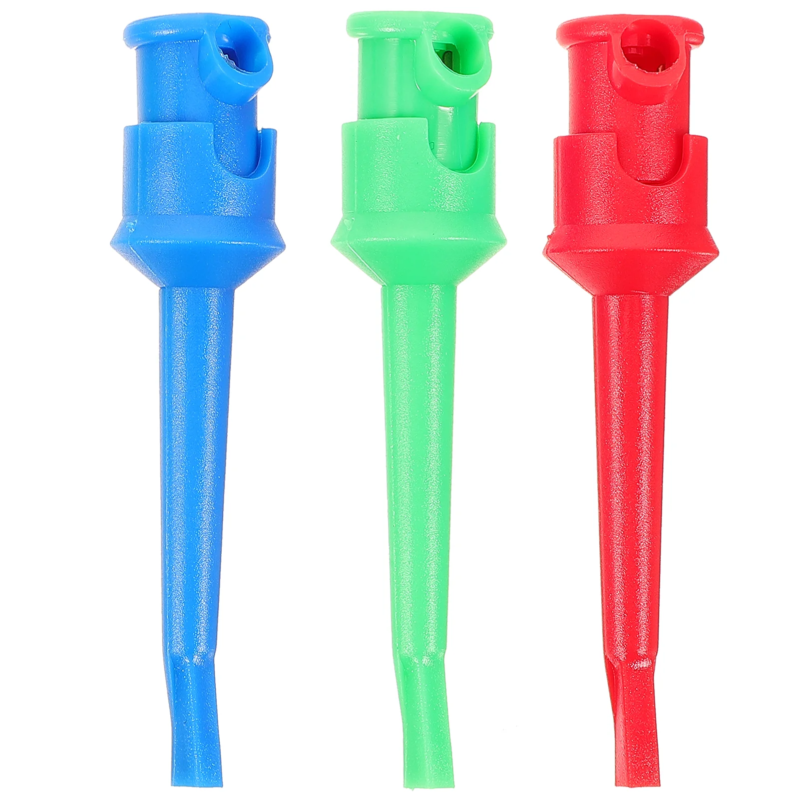 

3pcs Test Multimeter Probe Grabber Clip For Electronic Component Testing