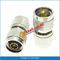 1x pcs pl259 so239 uhf male to n male plug n to uhf nickel plated brass straight rf connector coaxial adapters