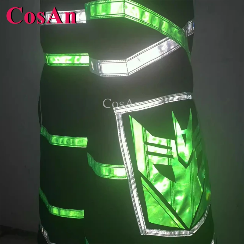 Фото Брюки-клеш CosAn Fashion New Patterns Ghost Dance Melbourne Shuffle Phat Pants с ярким светоотражающим эффектом для унисекс №2
