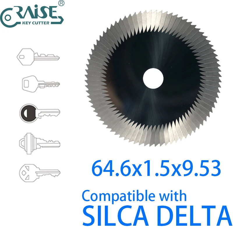 Locksmith Tools SILCA DELTA SG19W Key Cutting Machine Carbide Circular Saw Side Milling Cutter For Key Maker Replacement