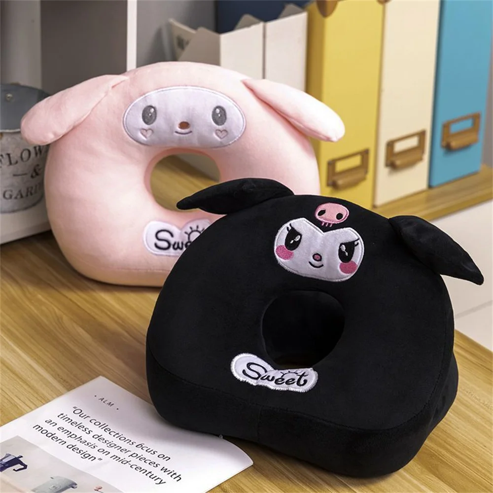 

Kawaii Sanrio MyMelody Kuromi Cinnamoroll полакко аниме Подушка для сна школьный офис обеденный перерыв милый Складная Подушка подарок