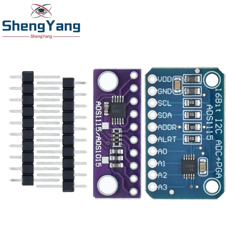 1 шт. Шэньян 16 бит I2C ADS1115 модуль АЦП 4 канальный DVR с Pro усилитель для Arduino RPi