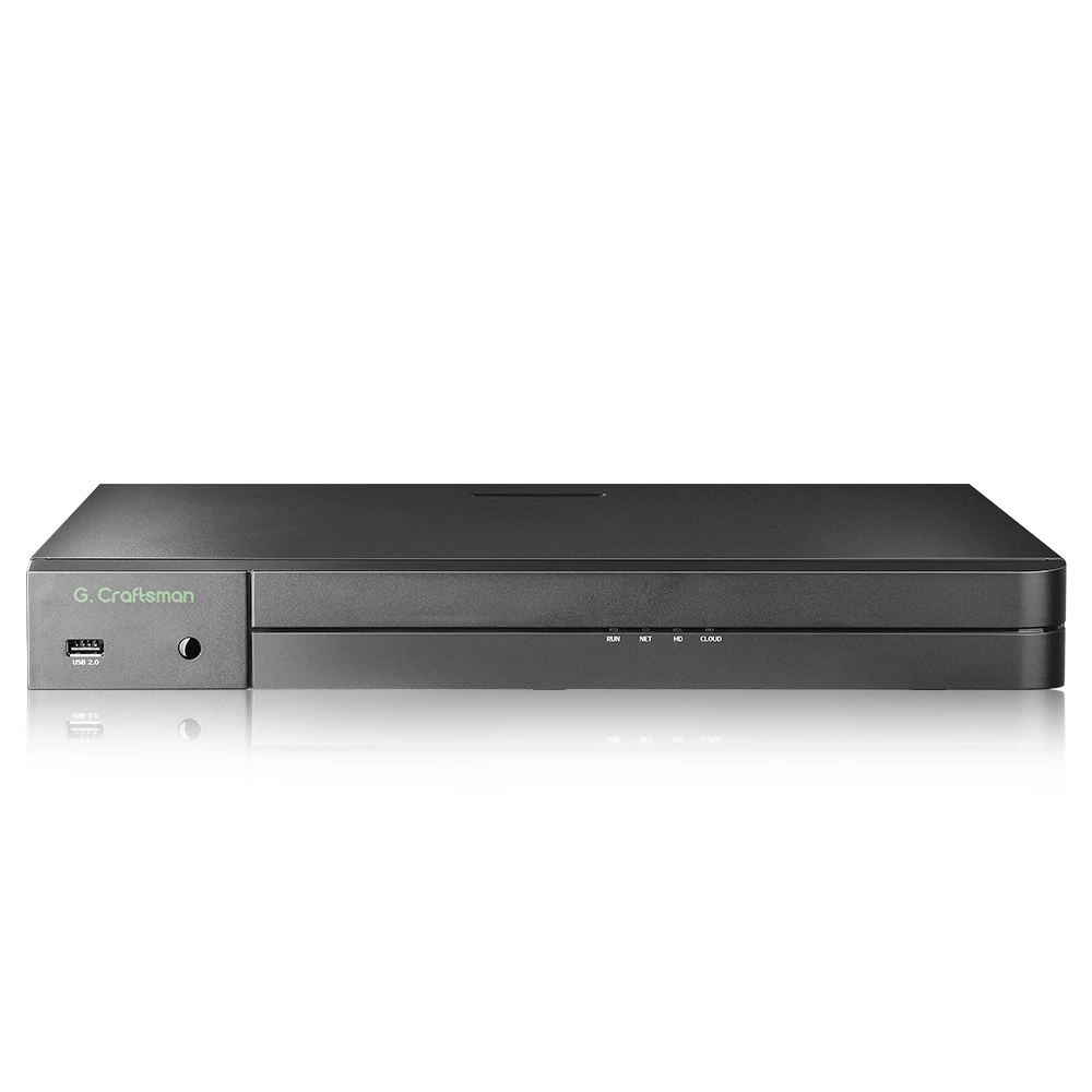 GU-N8016H2S-P16(AG) Gcraftsman 16-канальный 4K 8MP POE NVR Регистратор безопасности CCTV IP-камера