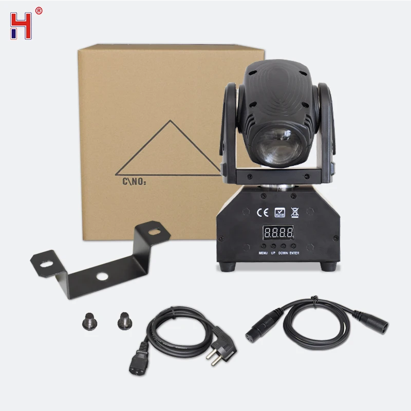 HongYi сценический светильник с подвижной головкой 10 Вт RGBW Mini Led Beam Профессиональное