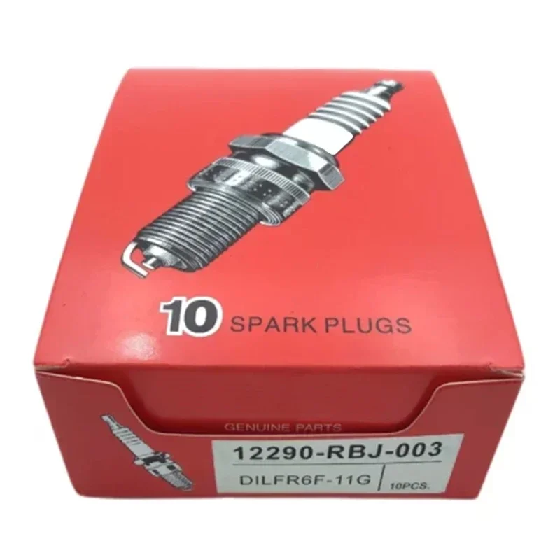 

4/6 шт. в партии 12290-RBJ-003 DILFR6F11G двойная иридиевая свеча зажигания, подходит для Honda Insight 1,3 л Hybrid Civic IX 1,5 л 12290RBJ003