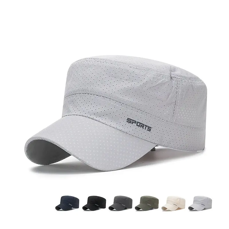 

Hats For Men Summer Light Weight Quick Dry Breathable Hole Sun Hats Visor Beach Sports Baseball Caps Bone Breathable Cap